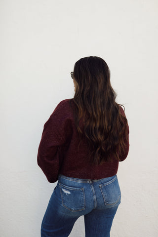 Stevie Cardigan - Dark Cherry