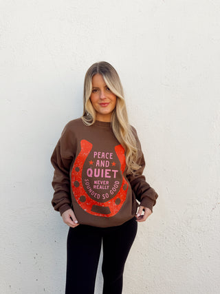 Peace And Quiet Crewneck (Rooted)
