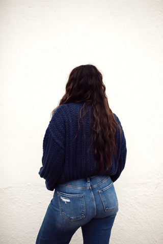 Conrad Cardigan- Navy
