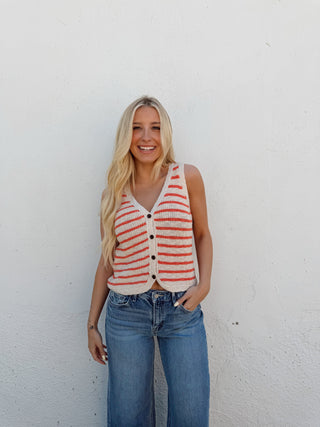 Hayes Top - Coral