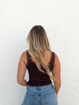 Cora Plaid Tank