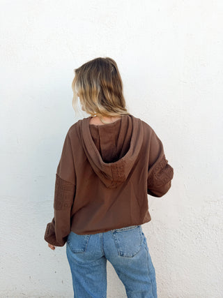 Callan Crochet Hoodie