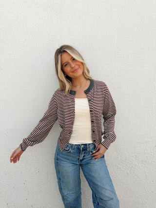 Tess Sweater - Burgundy
