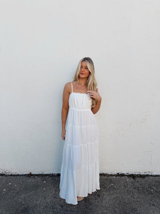 Polly Dress - White