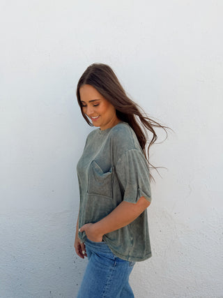 Riley Tee - Ash Jade