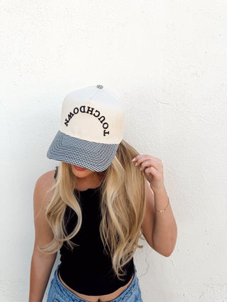 Touchdown - Black/White Houndstooth Hat