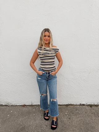 Natalie Stripe Top