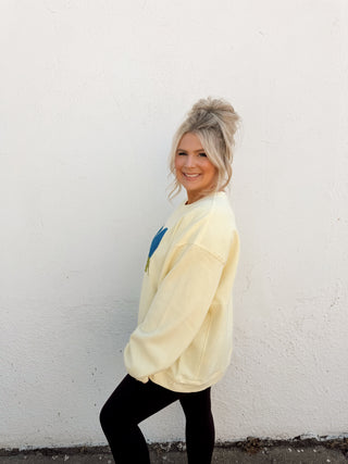 Mother Patchwork Crewneck