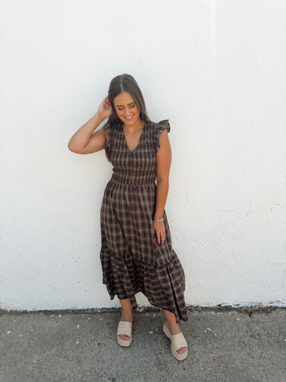 Ava Plaid Dress