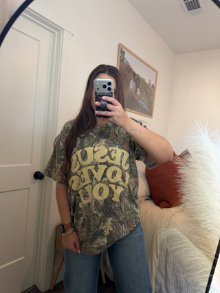 Jesus Loves You Camo Tee