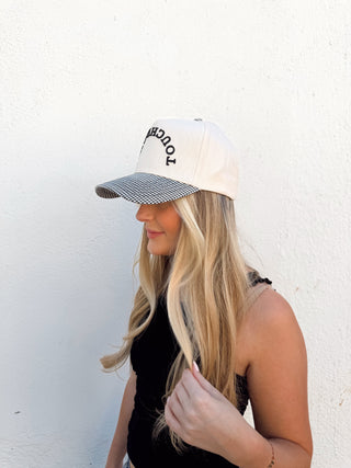 Touchdown - Black/White Houndstooth Hat