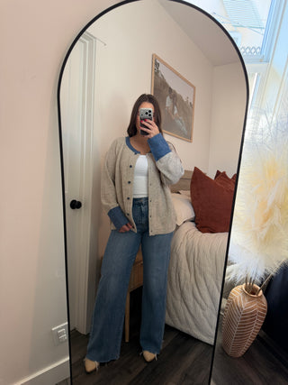 Blueberry Patch Cardigan Sweater