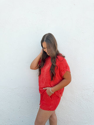 Ledger Set - Washed Red