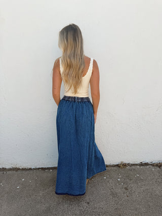 Belle Denim Skirt