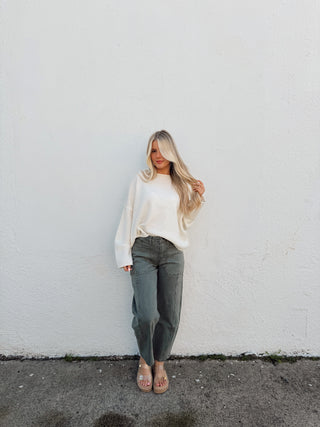 Gunner Olive Denim