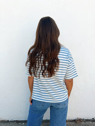 Campbell Tee - Blue