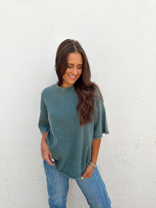 Will Waffle Tee - Teal