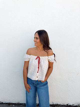 Libby Top - Red