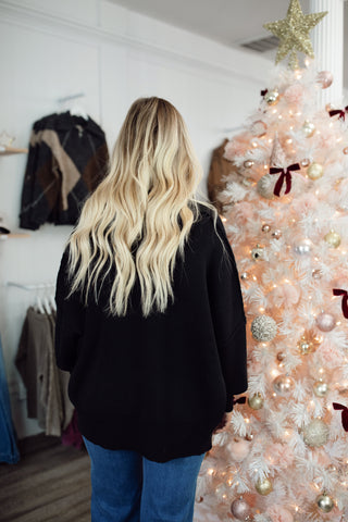 Black Oversized Sweater