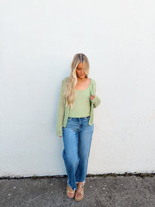 Remi Cardigan Tank Set