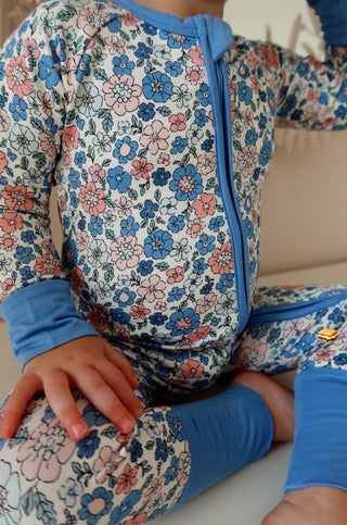 Lily Floral Zipper Romper