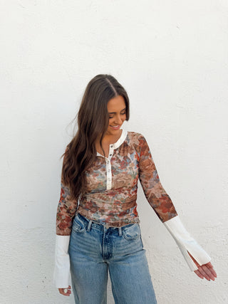 Marie Mesh Top