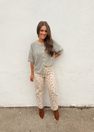 Paxton Floral Jeans