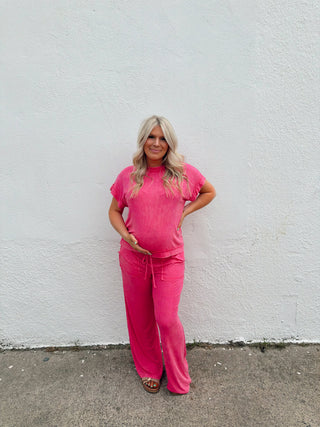 Comfort Me Set - Hot Pink