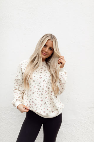 Spring Floral Pullover