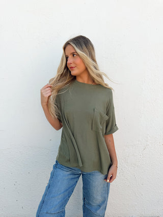Riley Tee - Olive