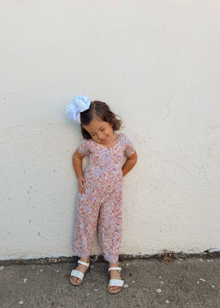 Lavender Flower Garden | Bamboo Jumpsuit