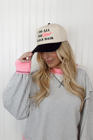 I Do All The Hot Girls Hair Trucker Hat