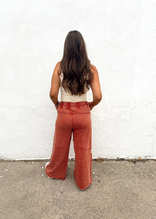 Riley Sweatpants - Rust