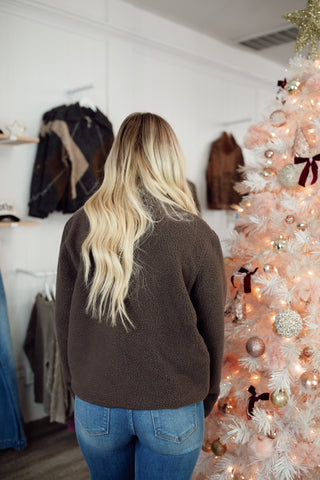 Espresso Sherpa Jacket