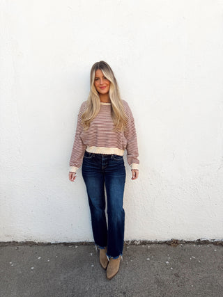 Khloe Sweater - Burgundy