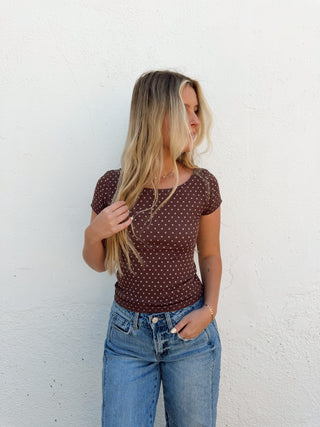 Polka Dot Baby Tee