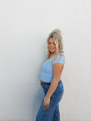 Isla Top - Powder Blue