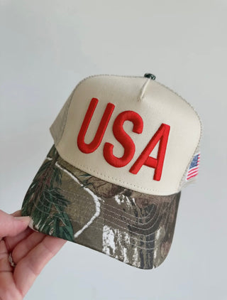 USA Vintage Trucker Hat
