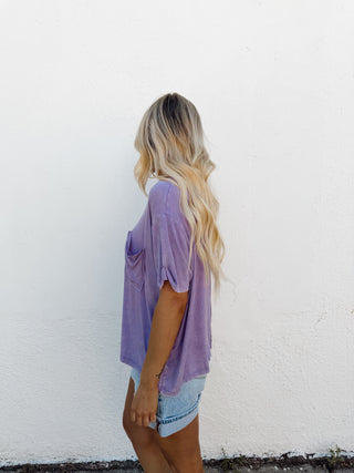 Riley Tee - Lavender