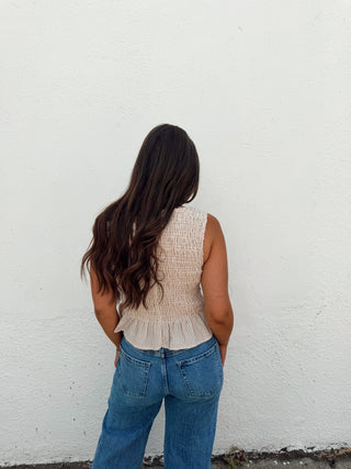 Luca Top - Taupe