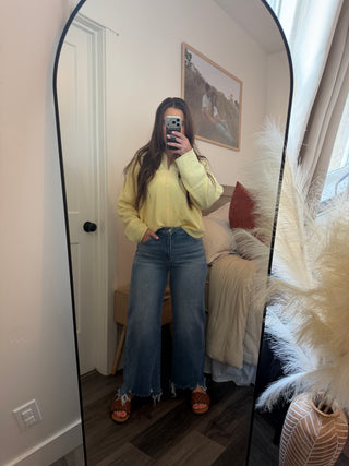 Piper Cardigan Sweater - Yellow