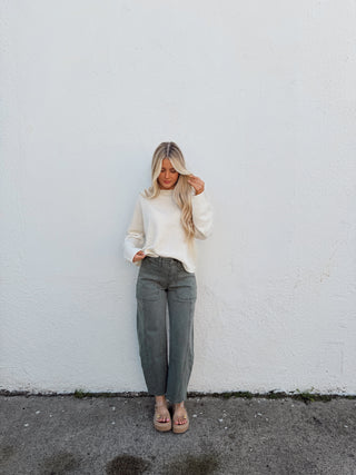 Gunner Olive Denim