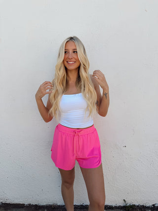 Poppy Activewear Shorts - Pink