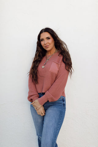Ezra Sweater - Blush