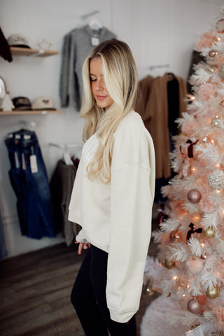 Boy Mom Puff Crewneck