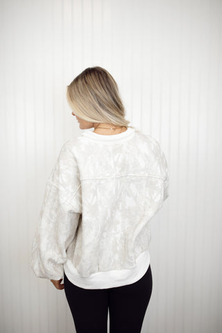 Camo Half Zip Pullover