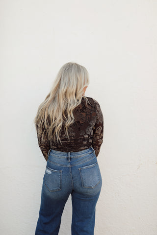 Vivi Velvet Mesh Top