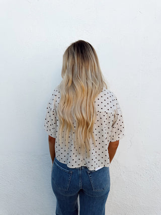 Aria Polka Dot Top