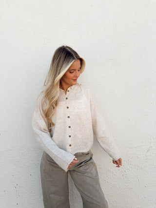 Piper Cardigan Sweater - Cream