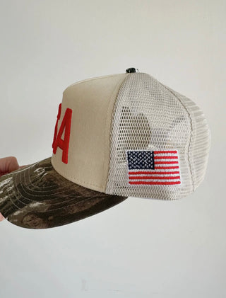 USA Vintage Trucker Hat